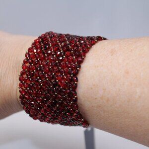 Rachel Reinhardt New York Red Seed Bead Bracelet